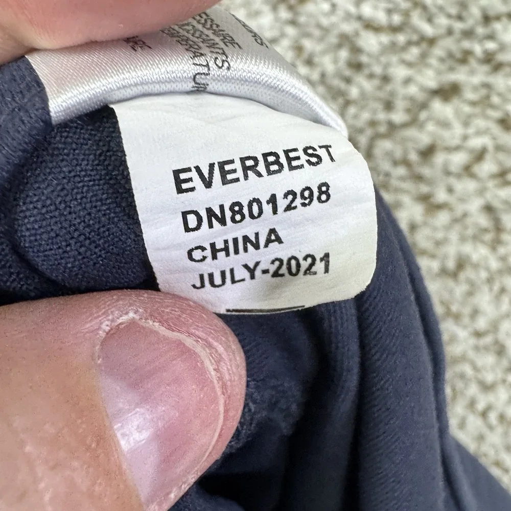 Dunning Everbest Golf Pants Men's Size XXL Navy Blue Lightweight Jogger Pockets
